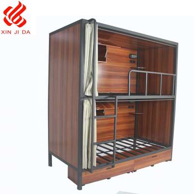 Hostel School Dormitory Heavy Duty Metal Triple Bunk Bed